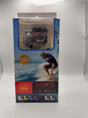 Generic Full HD 1080p Waterproof Sports Action Camera with 2-inch Screen
